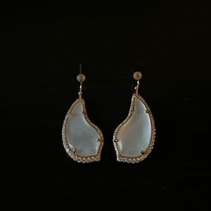 Kendra Scott Gold and Silver Teardrop Earrings